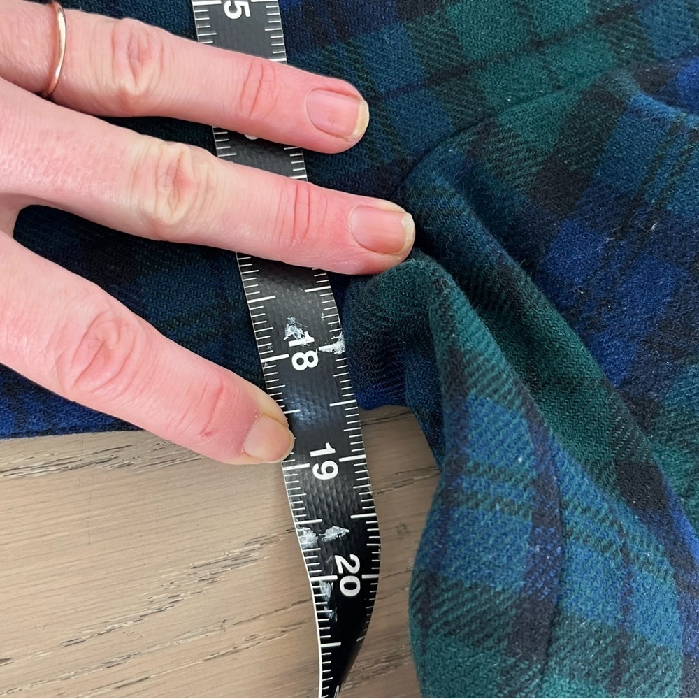 Pendleton Vintage Wool Plaid Pea Coat - Picture 11 of 11